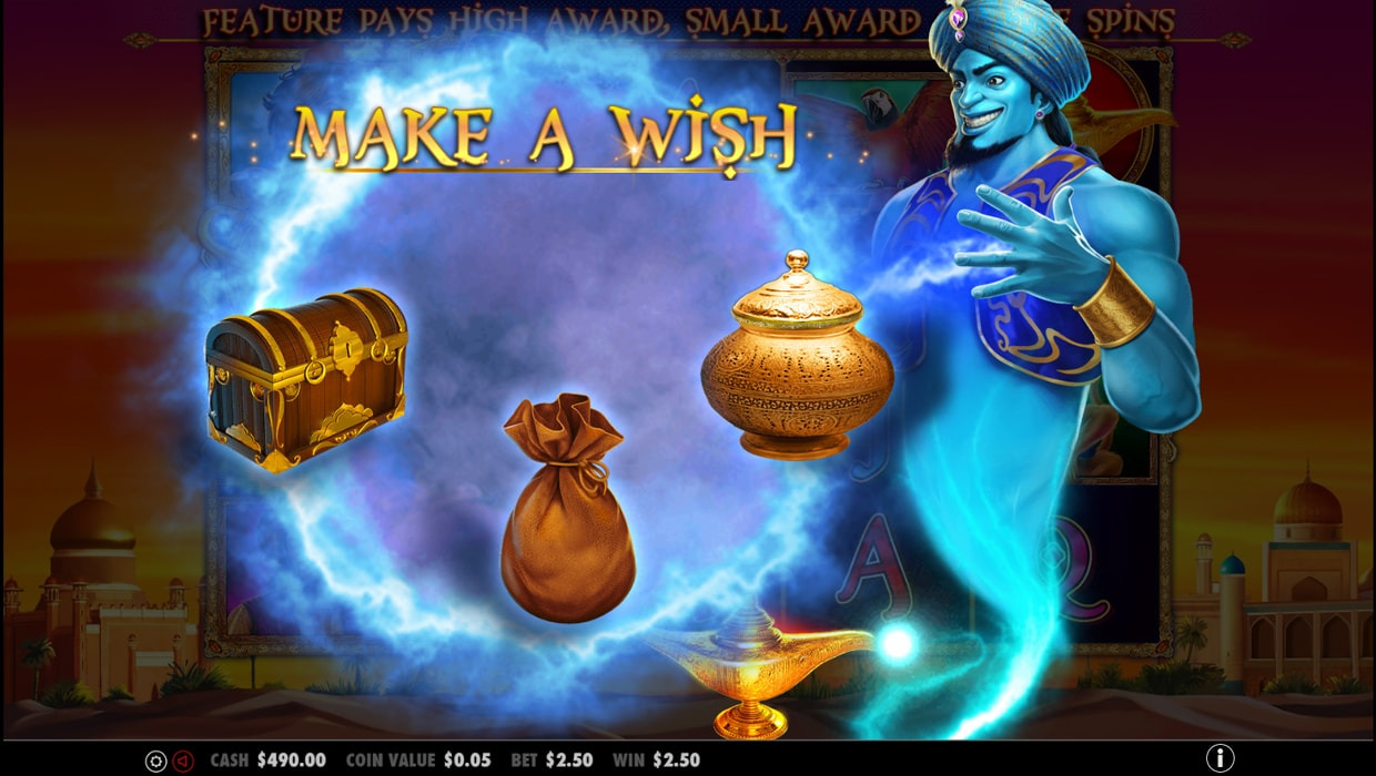 3 Genie Wishes Slot by Pragmatic Play - Embark on a magical journey with the 3 Genie Wishes Slot! Try the demo, play for free, and discover the exciting bonus features. Read our in-depth review and learn about the RTP of the 3 Genie Wishes Slot.