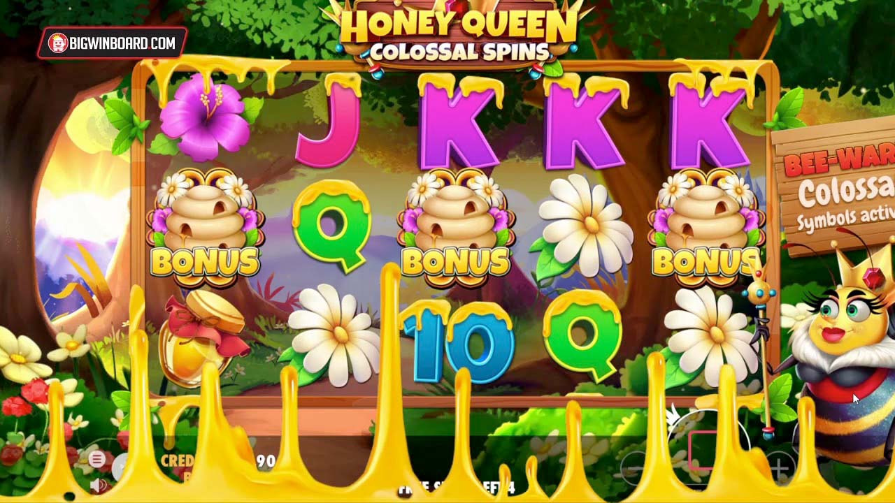 Image representing the captivating Honey Honey Honey Slot by Pragmatic Play - a delightful online slot game with a sweet honey-themed design. Explore the honey-filled world of this slot with our comprehensive guide, including gameplay mechanics, bonus features, and a review of the Honey Honey Honey Slot. Play the demo version of Honey Honey Honey Slot for free and discover its exciting gameplay, generous bonuses, and high RTP. Join the buzzing action of Honey Honey Honey Slot online and experience the thrill of spinning the reels for big wins and exciting bonus rounds. Don't miss out on the honey-filled bonuses and rewards of this popular slot game!