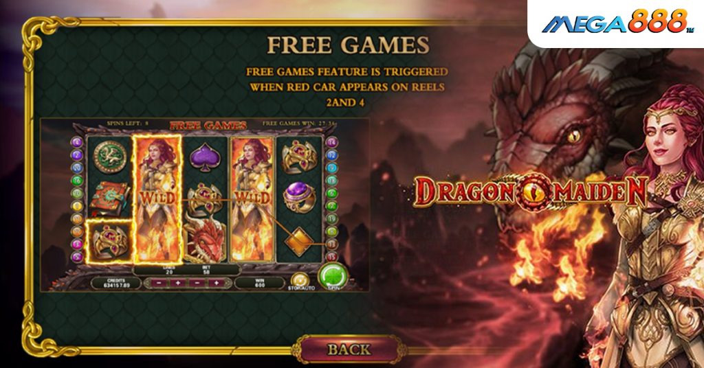 Image depicting the Dragon Maiden slot by Play'n GO, showcasing the captivating theme, exciting gameplay, and potential rewards. Discover the Dragon Maiden slot in this comprehensive post, including a demo version for free play. Explore the online casinos offering Dragon Maiden for real money, along with bonuses and promotions. Learn about the Dragon Maiden RTP and read our detailed review of this thrilling game.