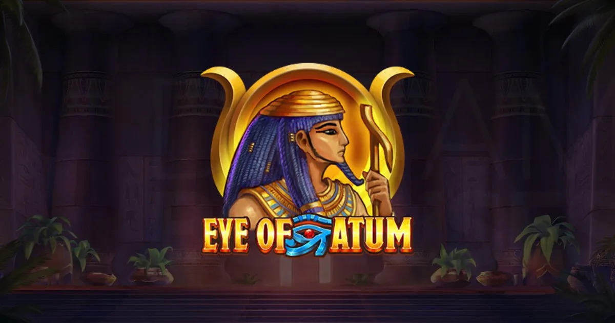 Image depicting the Eye of Atum, a visually stunning online slot game developed by Play'n GO. Explore the world of Eye of Atum, play the demo, or try your luck in the Eye of Atum slot. Enjoy free play options, discover the captivating gameplay, and unlock bonus rounds. Learn about the eye of Atum RTP and read a detailed Eye of Atum review. Immerse yourself in the mesmerizing world of Eye of Atum online and experience its thrilling features.