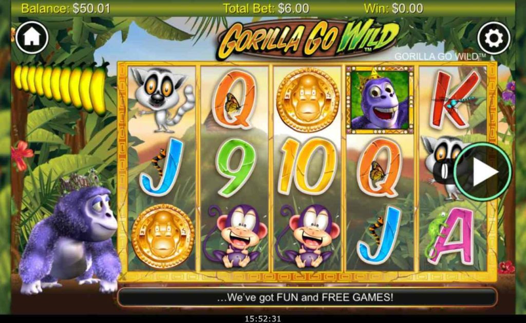 Image depicting the thrilling Gorilla Mayhem slot game by Pragmatic Play. Immerse yourself in the action-packed jungle adventure with the Gorilla Mayhem slot. Play the demo version for free or experience the real excitement of the Gorilla Mayhem slot online. Discover the bonus features, high RTP, and read our comprehensive Gorilla Mayhem review to unlock the true mayhem of this incredible game.