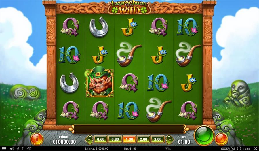 Image of the Leprechaun Goes Wild slot game by Play'n GO: A captivating and enchanting online slot with a mischievous leprechaun theme. Discover the world of Leprechaun Goes Wild and play the demo version for free. Explore the exciting gameplay features, bonus rounds, and high RTP of this popular slot. Join the leprechaun's quest for gold and enjoy the thrilling experience of Leprechaun Goes Wild online. Read our in-depth review to learn more about the game and its potential rewards. Get ready for a wild adventure with Leprechaun Goes Wild!