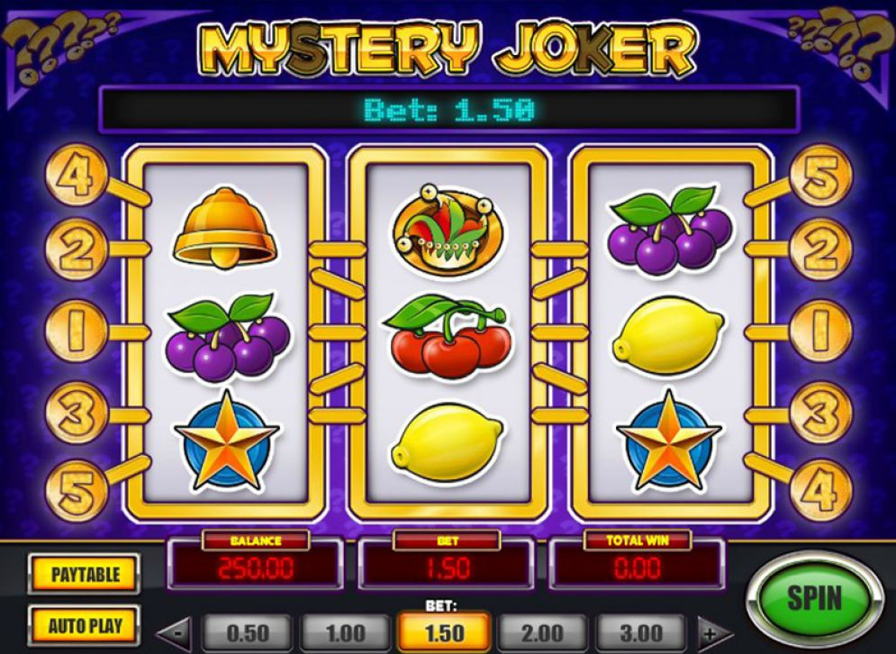 Image depicting the Mystery Joker 6000 slot game by Play'n GO. Discover the exciting world of Mystery Joker 6000: play for free, try the demo, or enjoy the thrilling bonuses and high RTP. Read our in-depth review of Mystery Joker 6000 online and dive into the captivating gameplay.