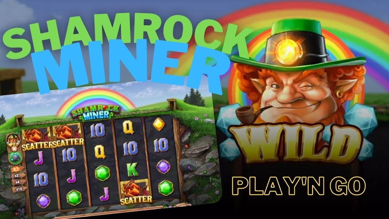 Image depicting a screenshot of Shamrock Miner, an exciting slot game by Play'n GO. Explore the thrilling gameplay of Shamrock Miner, play the demo version, or try your luck with the Shamrock Miner slot. Discover the benefits of playing Shamrock Miner for free, find reputable online casinos to play Shamrock Miner, and unlock exclusive bonuses. Learn about the Shamrock Miner RTP and read our comprehensive review for all the details.