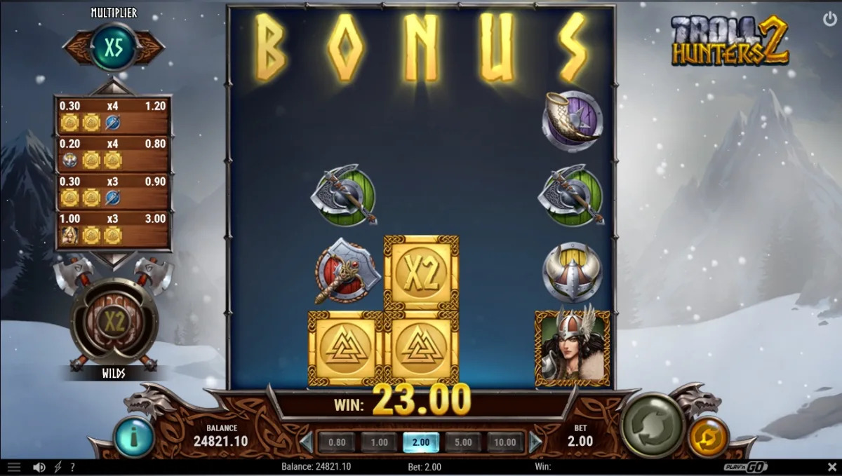 Image depicting the thrilling world of Troll Hunters by Play'n GO, featuring the exciting gameplay, bonus rounds, and captivating visuals. Explore the Troll Hunters slot, try the Troll Hunters demo for free play, and discover the Troll Hunters online experience. Learn about the Troll Hunters bonus rounds, RTP, and read our in-depth Troll Hunters review for a complete understanding of this immersive slot game.